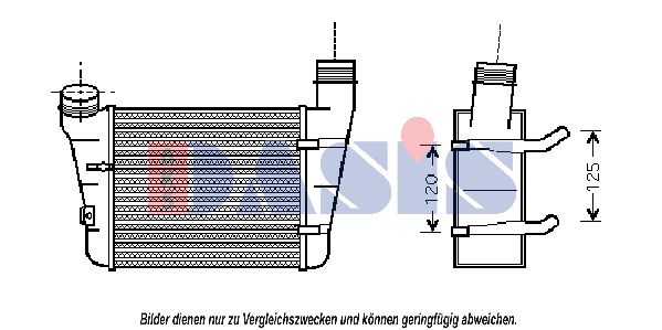 AKS DASIS Kompressoriõhu radiaator 487000N